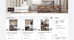 Desktop Screenshot of beyazgayrimenkul07.com